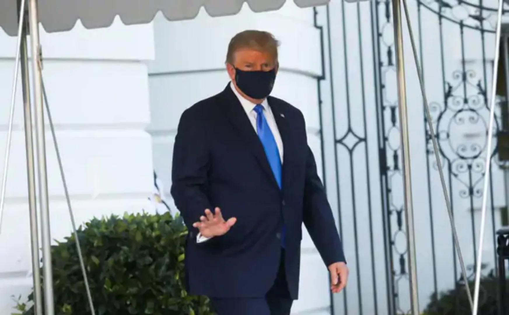 usa president trump has been discharged 